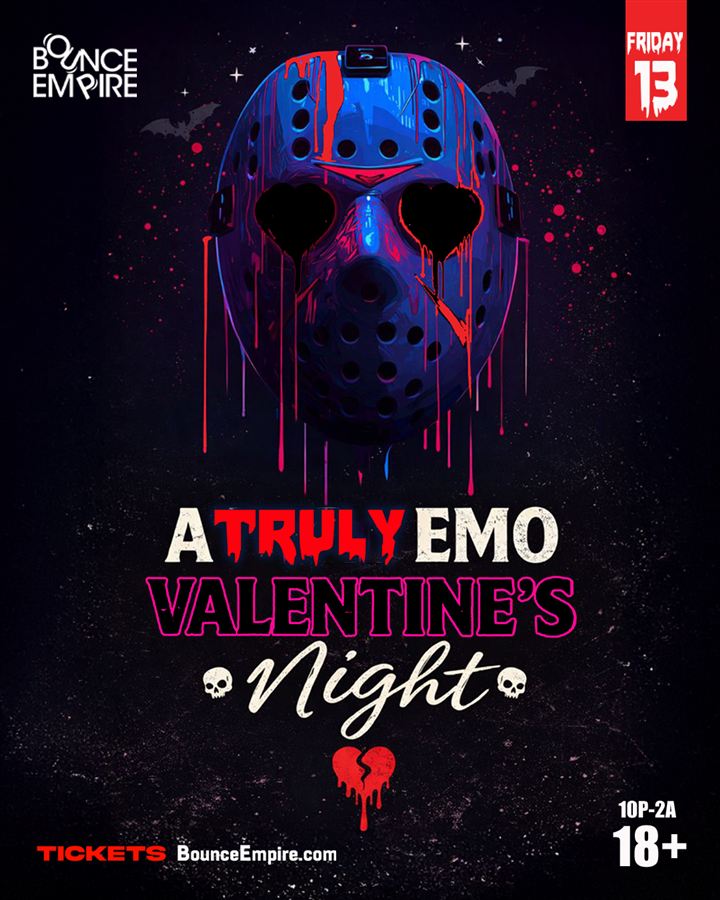 A Very Emo Valentine fundraiser event flyer