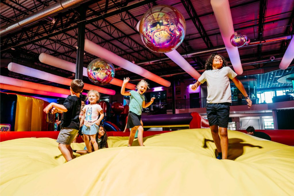 Inflatable attractions at Bounce Empire